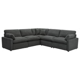 Collins Dark Gray 5-Piece Modular Power Reclining Sectional