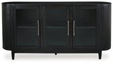 Rowanbeck Black Dining Server