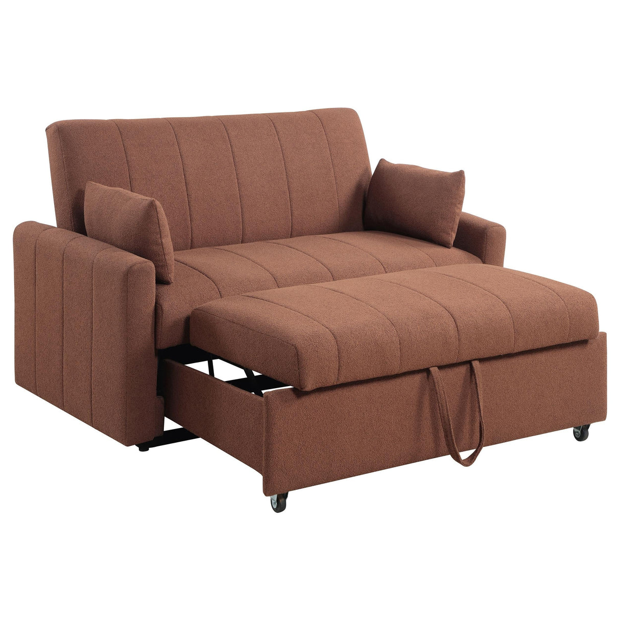 Portland Copper Boucle Sleeper Sofa Bed
