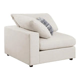 Serene Beige 4-Piece Upholstered Modular Sectional