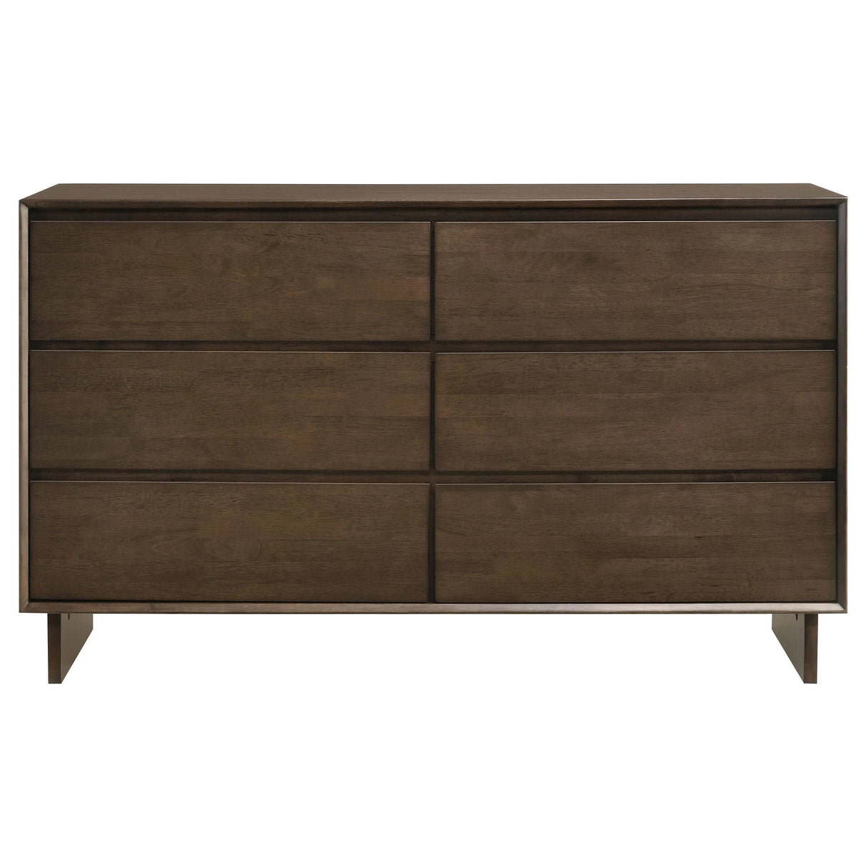 Glenwood Warm Brown 6-Drawer Dresser