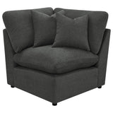 Collins Dark Gray 5-Piece Modular Power Reclining Sectional