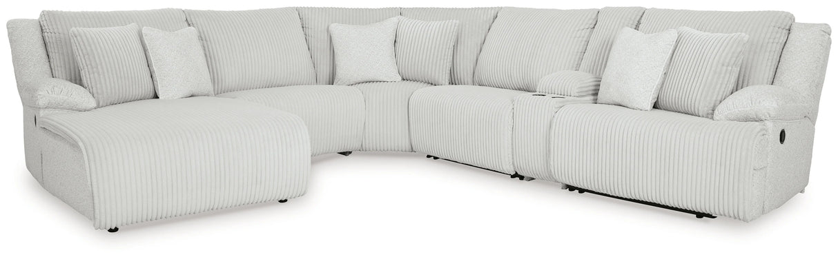 Top Tier Alloy 5-Piece Reclining Sectional