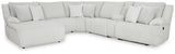 Top Tier Alloy 5-Piece Reclining Sectional