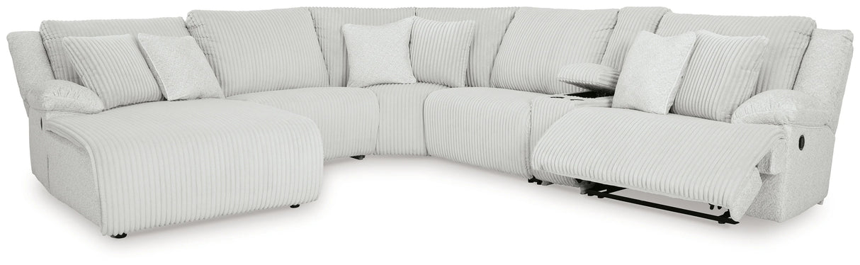 Top Tier Alloy 5-Piece Reclining Sectional