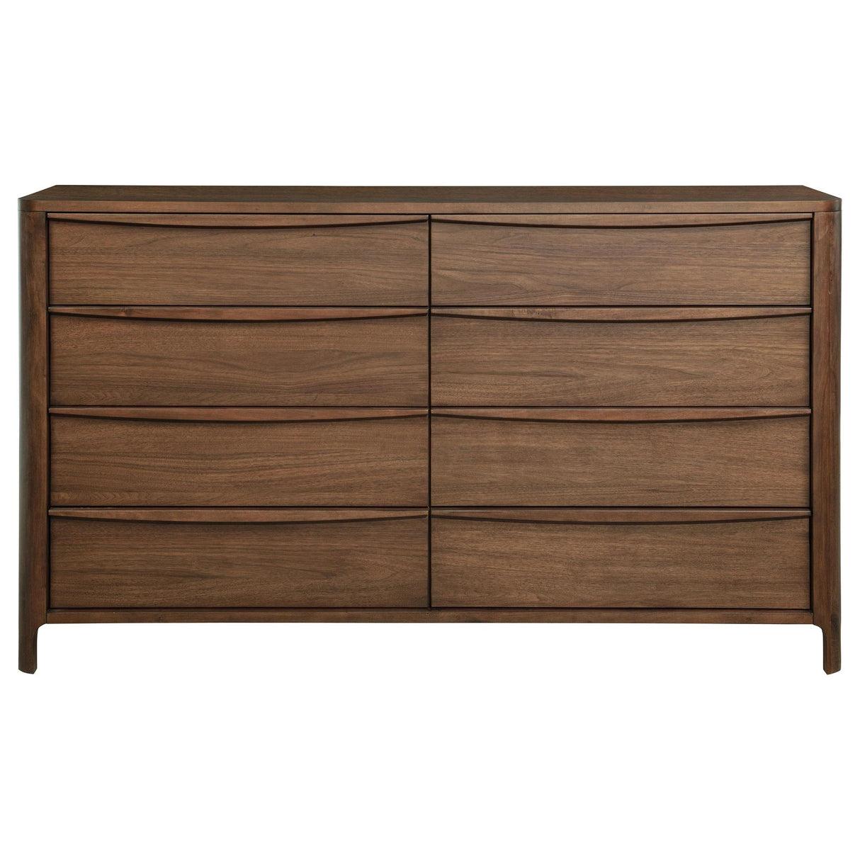 Maderia Walnut 8-Drawer Dresser