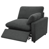 Collins Dark Gray 5-Piece Modular Power Reclining Sectional
