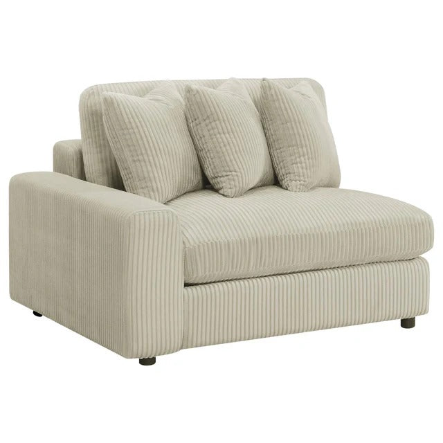 Blaine Sand Upholstered Reversible Sectional Sofa