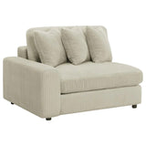 Blaine Sand Upholstered Reversible Sectional Sofa