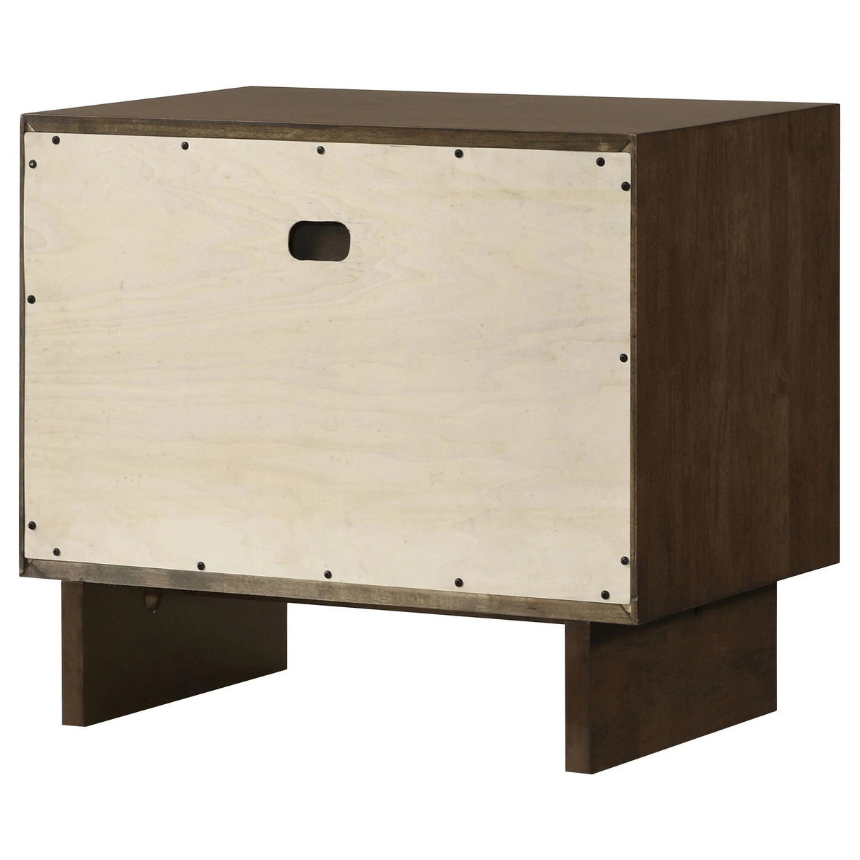 Glenwood Warm Brown 2-Drawer Nightstand