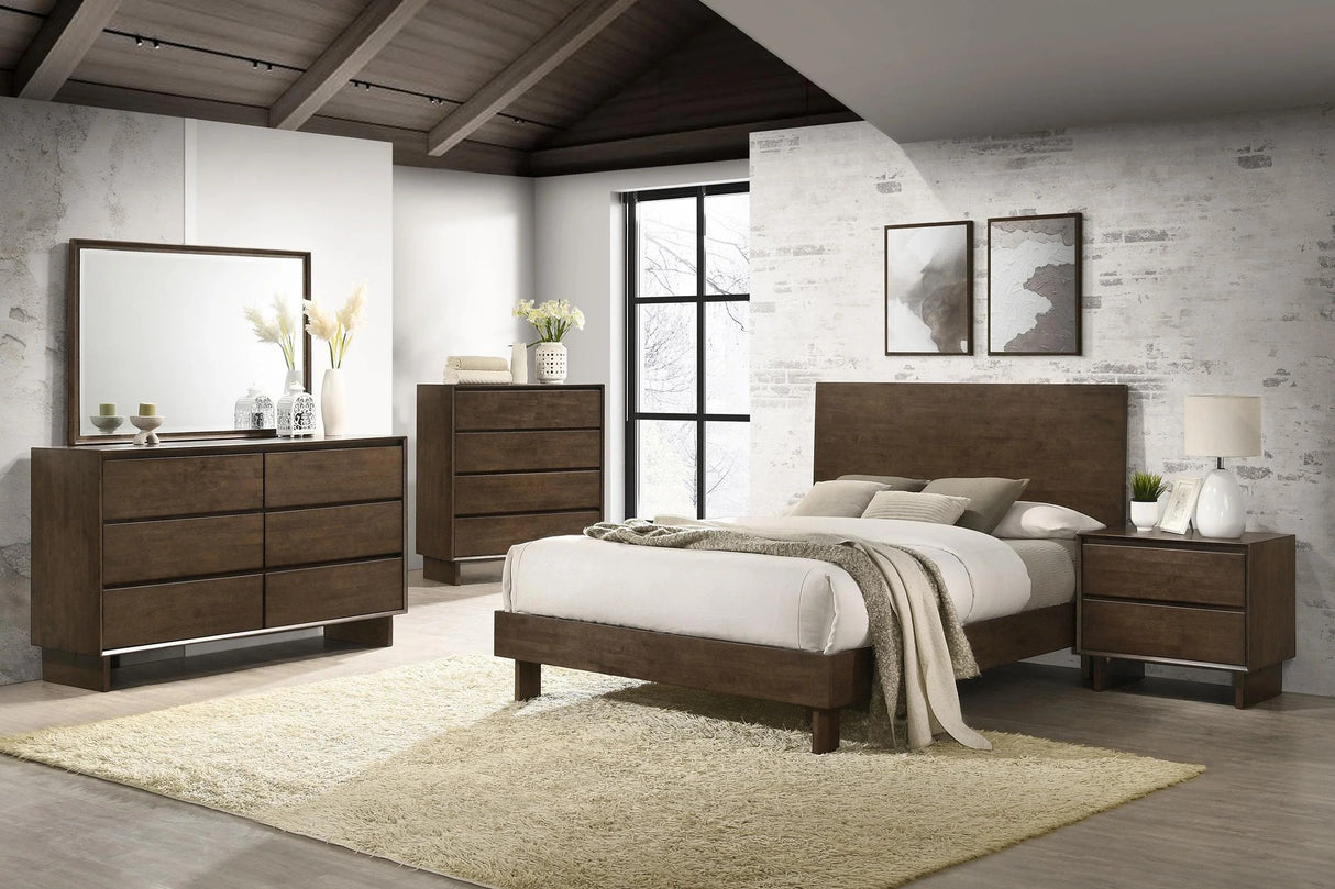 Glenwood Warm Brown 6-Drawer Dresser