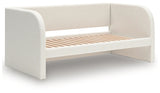Arloster Tan/White Twin Upholstered Day Bed