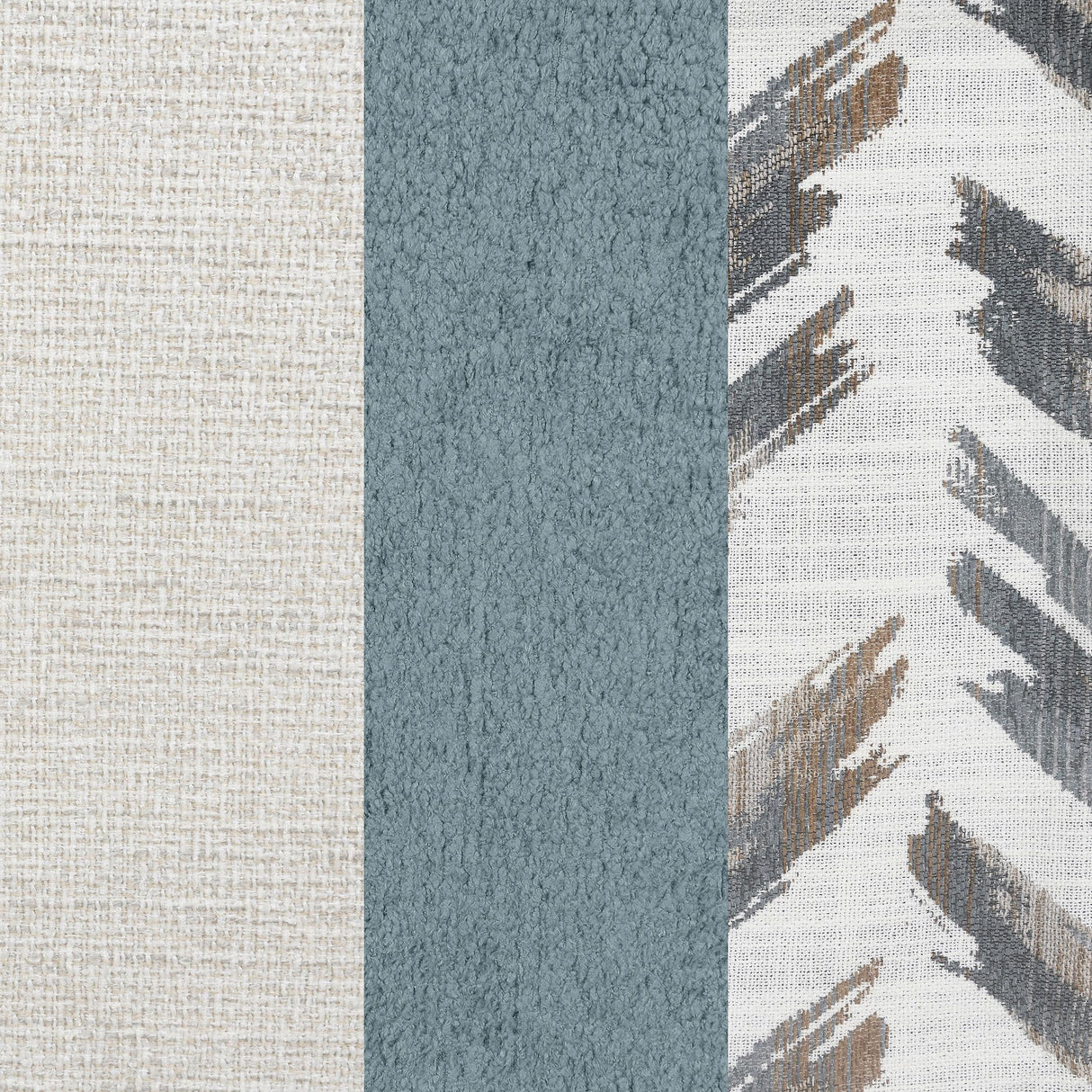 Ashford Greige Chenille Upholstered Sleeper Sectional Sofa