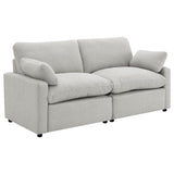 Collins Gray Modular Power Reclining Loveseat