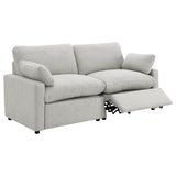 Collins Gray Modular Power Reclining Loveseat