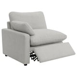 Collins Gray Modular Power Reclining Loveseat