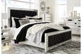 Lindenfield Silver Queen Upholstered Panel Bed
