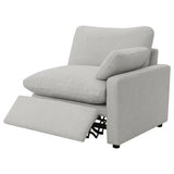 Collins Gray Modular Power Reclining Loveseat