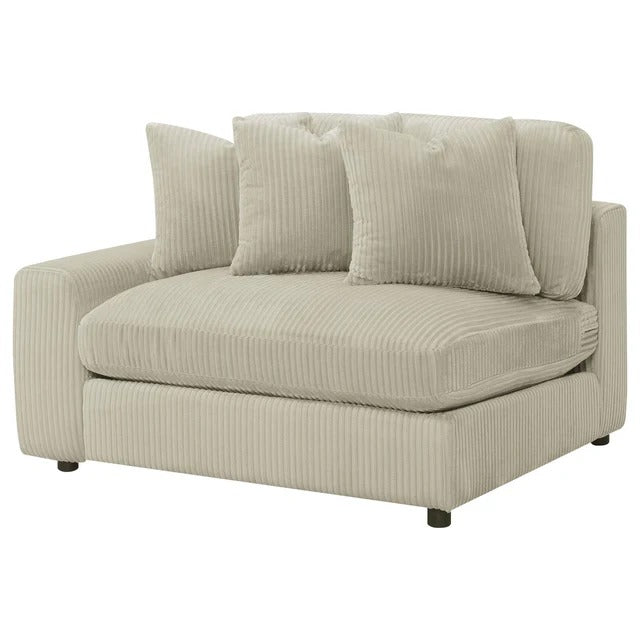 Blaine Sand Upholstered Reversible Sectional Sofa