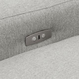 Collins Gray Modular Power Reclining Loveseat
