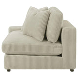 Blaine Sand Upholstered Reversible Sectional Sofa