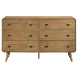 Robyn Light Ash 6-Drawer Dresser
