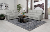 Greenfield Ivory Upholstered Power Reclining Living Room Set