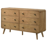 Robyn Light Ash 6-Drawer Dresser