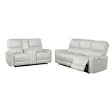 Greenfield Ivory Upholstered Power Reclining Living Room Set
