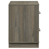 Fenwick Gray Oak 2-Drawer Nightstand