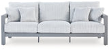 Hurley Park Gray Outdoor Sofa with Cushion