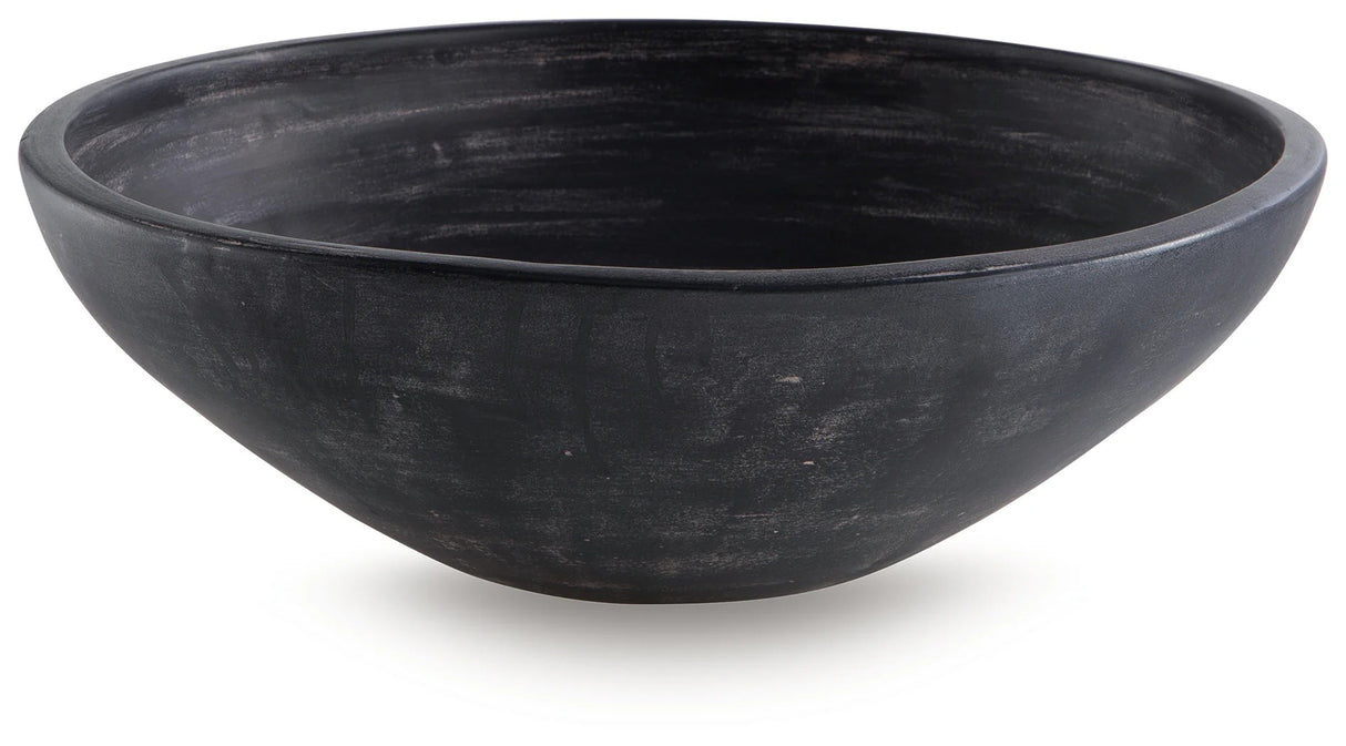 Meadie Distressed Black Bowl