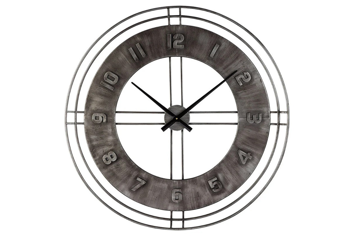 Ana Sofia Antique Gray Wall Clock