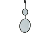 Brewer Black Accent Mirror