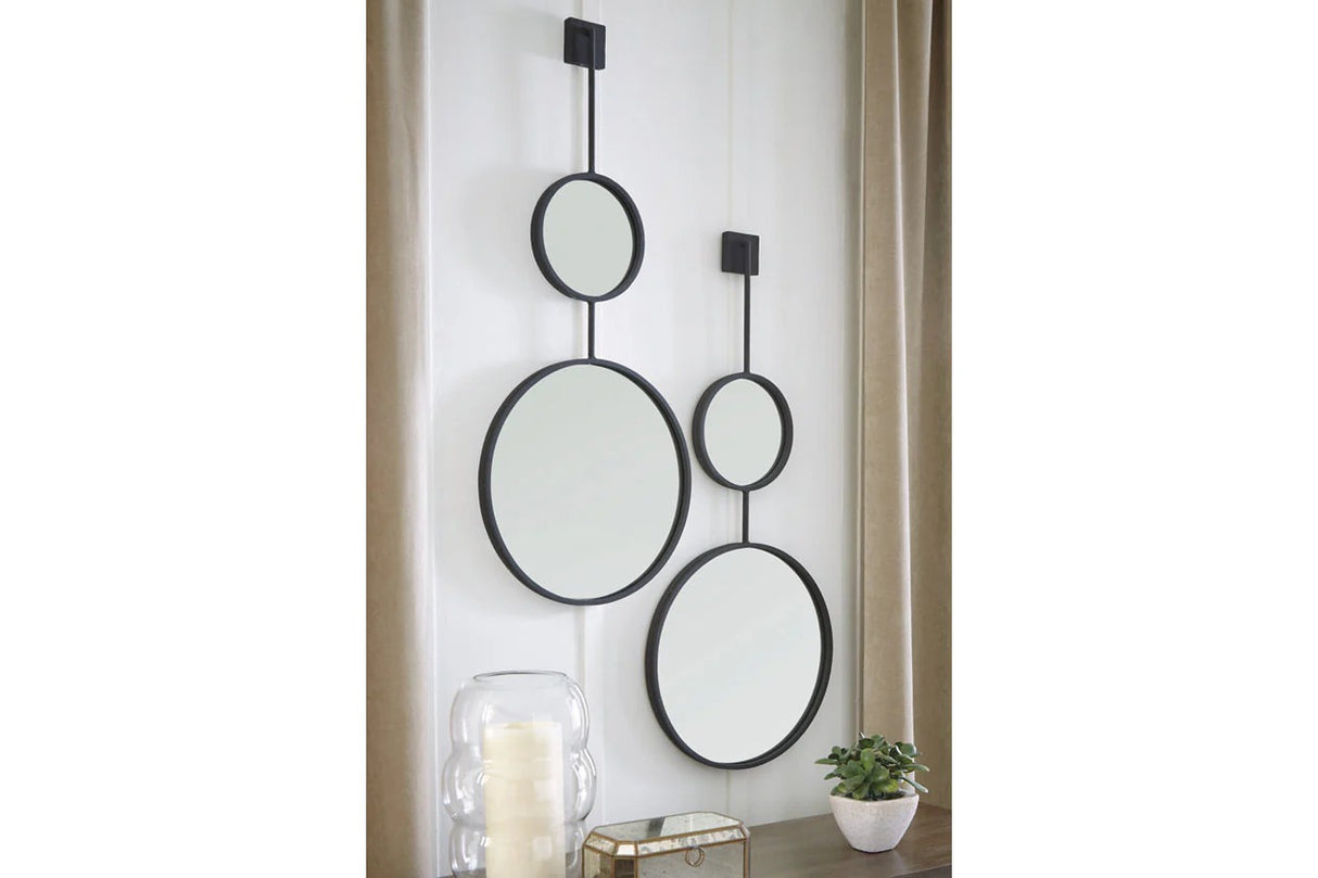Brewer Black Accent Mirror