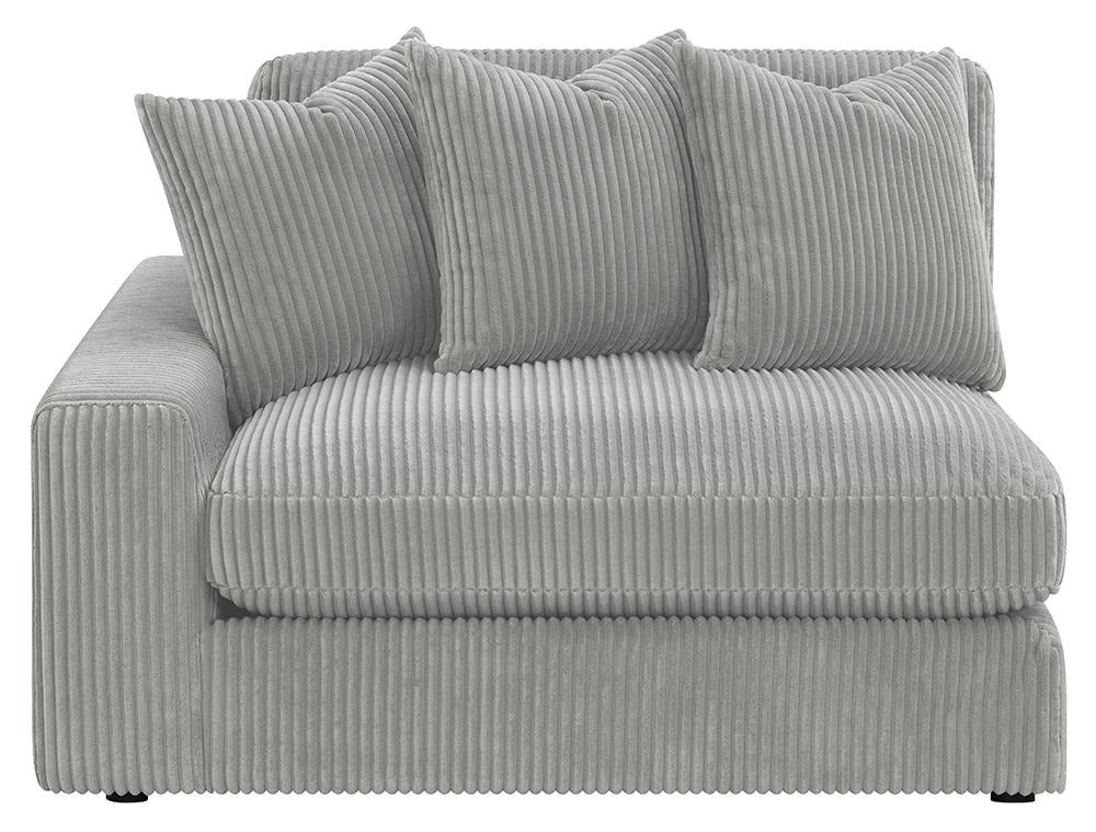 Blaine Fog Upholstered Reversible Sectional