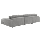 Blaine Fog Upholstered Reversible Sectional