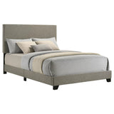 Dorian Taupe Upholstered Full Panel Bed