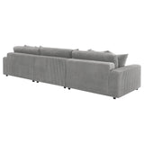 Blaine Fog Upholstered Reversible Sectional