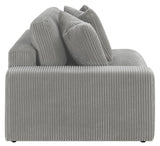 Blaine Fog Upholstered Reversible Sectional