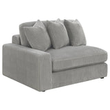 Blaine Fog Upholstered Reversible Sectional