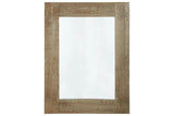 Waltleigh Distressed Brown Accent Mirror