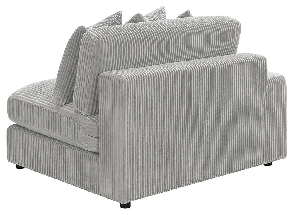 Blaine Fog Upholstered Reversible Sectional