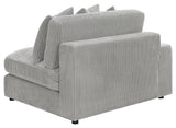 Blaine Fog Upholstered Reversible Sectional