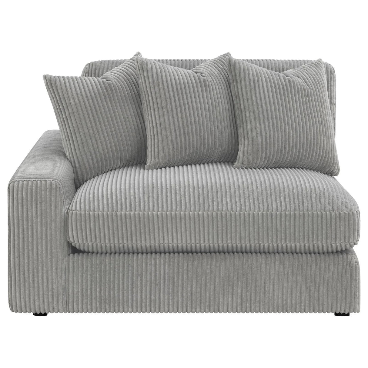 Blaine Fog Upholstered Reversible Sectional