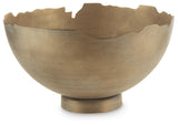 Maura Antique Gold Finish Bowl