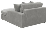 Blaine Fog Upholstered Reversible Sectional