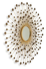 Morwenna Bronze/Gold Finish Accent Mirror