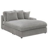 Blaine Fog Upholstered Reversible Sectional