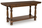 Sturlayne Brown Flip Top Sofa Table